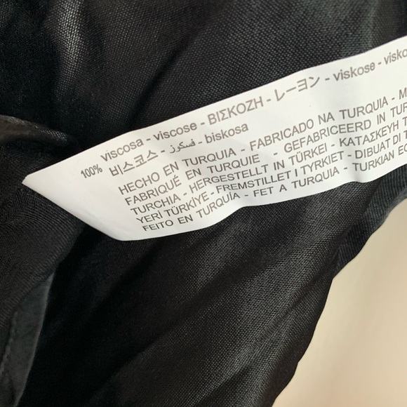 New Black Zara Viscosa Spaghetti Strap - Picture 5 of 5